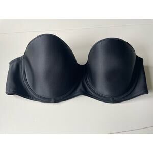 Fantasie Smoothing Molded Strapless Bra Size 36C Black
